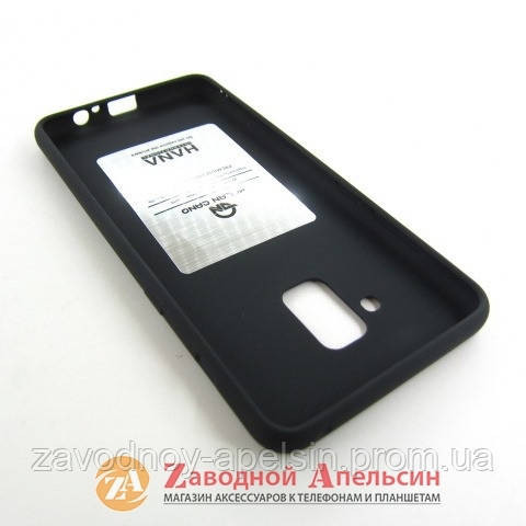 Samsung A8 plus A730 защитный чехол Jelly Case black Одесса - изображение 2