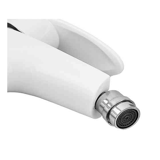 Смеситель для биде Plamix Cezar-002 SET White термопластик (со шлангами) (PM0731) Черновцы