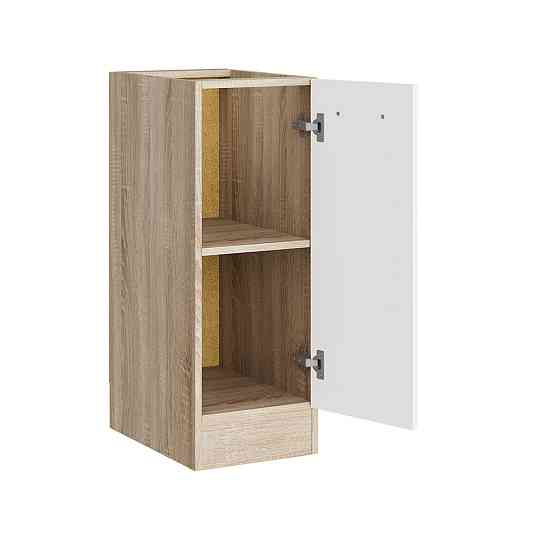 Кухонный модуль нижний Эверест Эко 300 дуб сонома/нимфея альба (белый) (без столешницы) 30х46х82 см (DTM-071048) Днепр