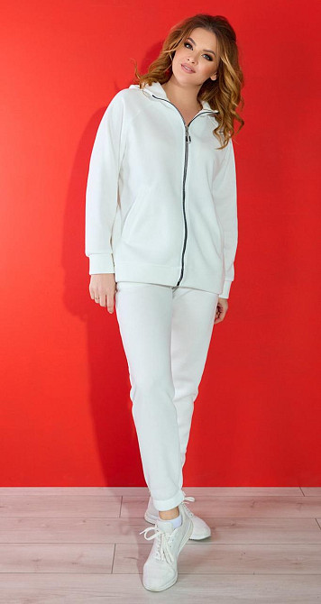 Комфортний теплий костюм на змійці Київ - фото 1