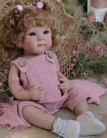 Кукла Реборн Девочка 46 см Реалистичная игрушка для детей Reborn doll. Харьков