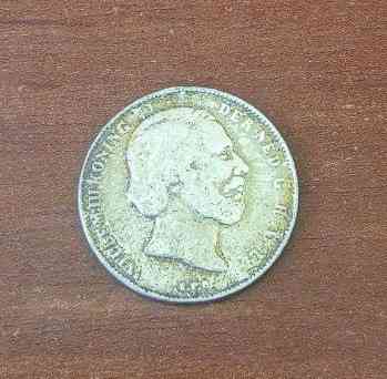 Нидерланды 1/2 гульдена 1863г серебро. Полтава
