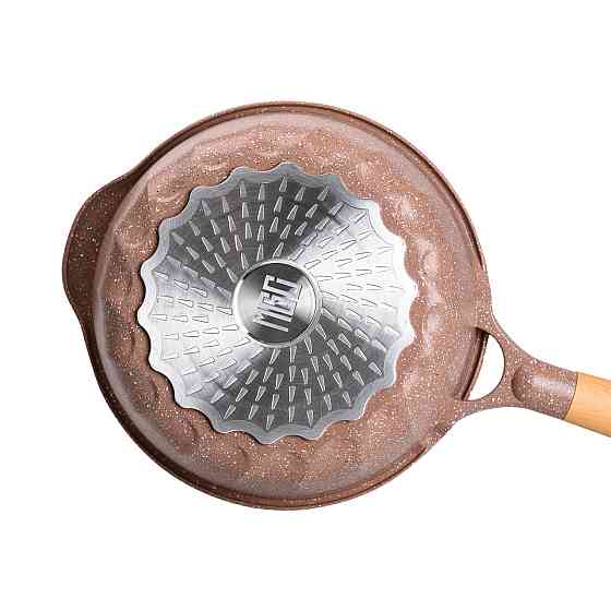 Алюмінієвий сотейник 2,7 л з мармуровим антипригарним покриттям Ø 24 см HP-4-436CO Київ