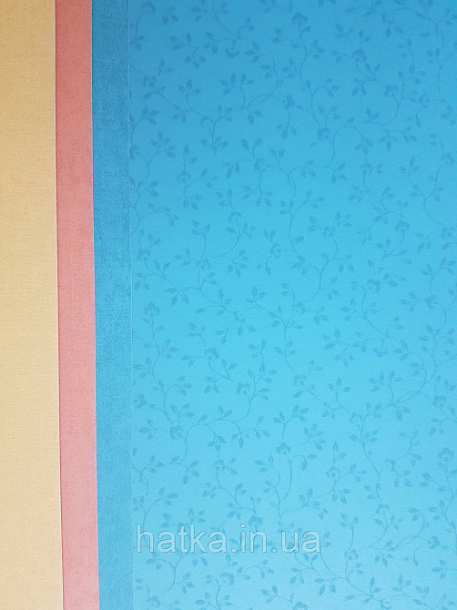 Шпалери флізелінові еко Rasch Sophia 0.53х10 прованс рослинний принт маленькі квіти листя бірюзові Київ - фото 2