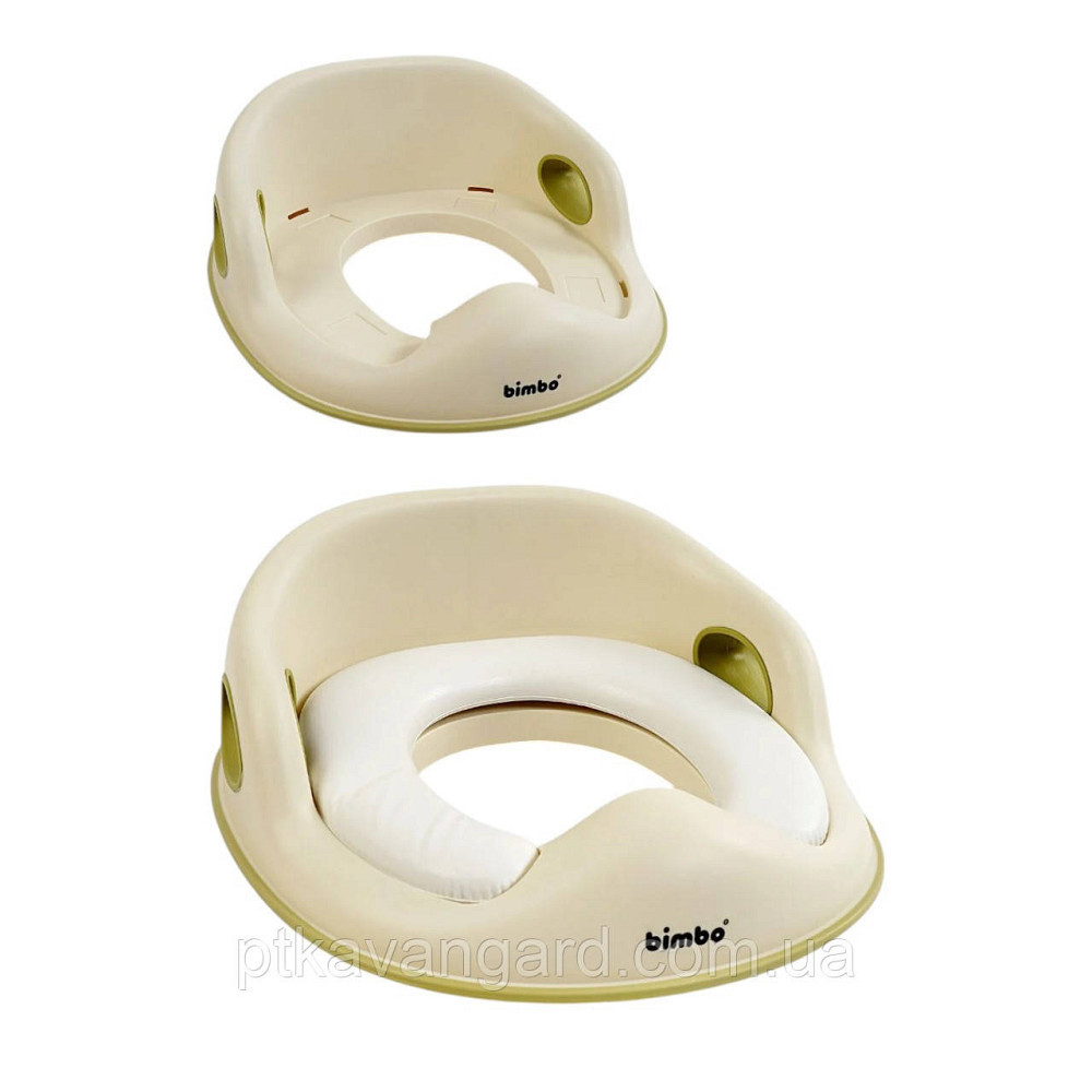 Дитяче сидіння накладка на унітаз "Bimbo" BM-09920 м'яка, бежевий Хмельницький - фото 3