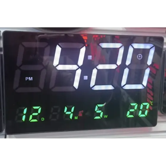 Годинник настінний LED 3308 Київ