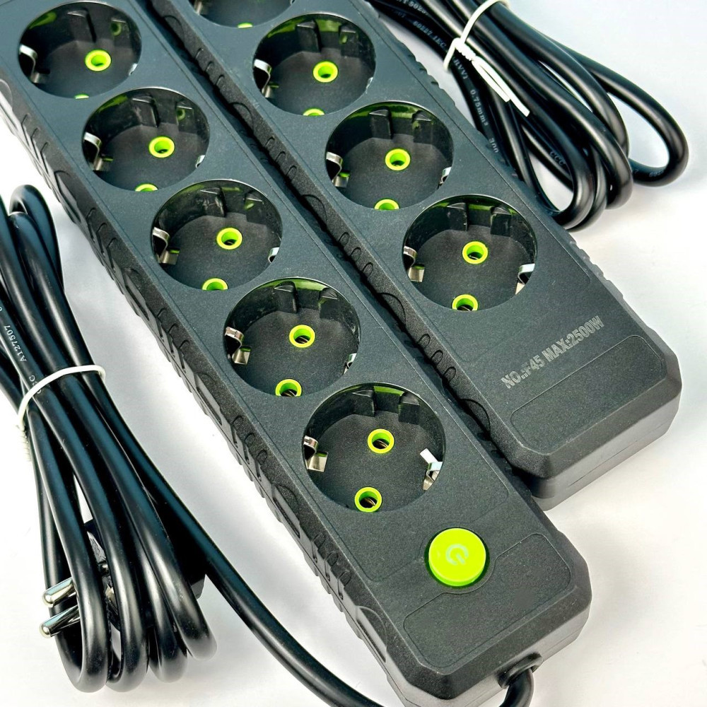 Сетевой фильтр-удлинитель 5 розеток 2500W 6м Винница - изображение 3