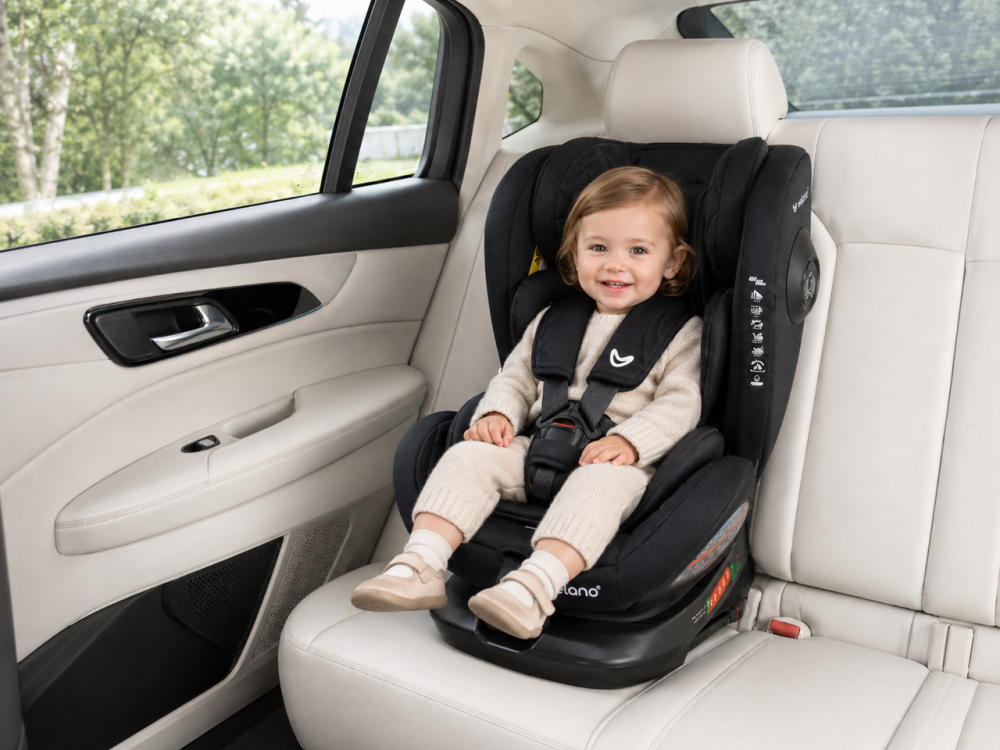 Автокресло VELANO Aura 360° i-Size 40-150 см, ISOFIX, black Киев - изображение 6