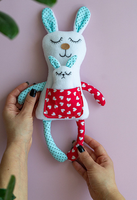 М’яка іграшка сплюшка Зайчик Київ - фото 8