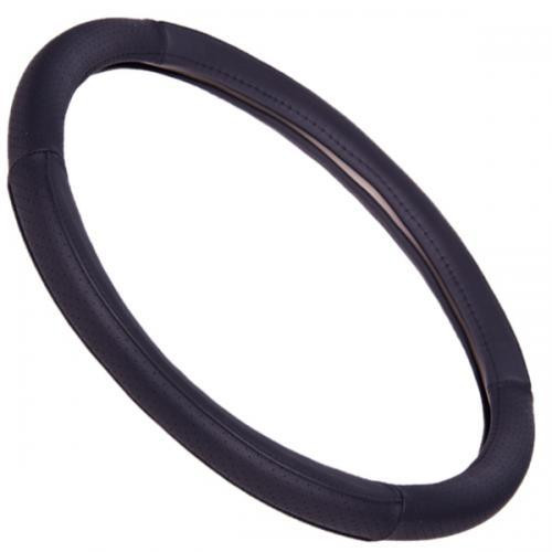 Кожаный чехол на руль 2040 L черный перфорированный с отделкой БО Харьков - изображение 5