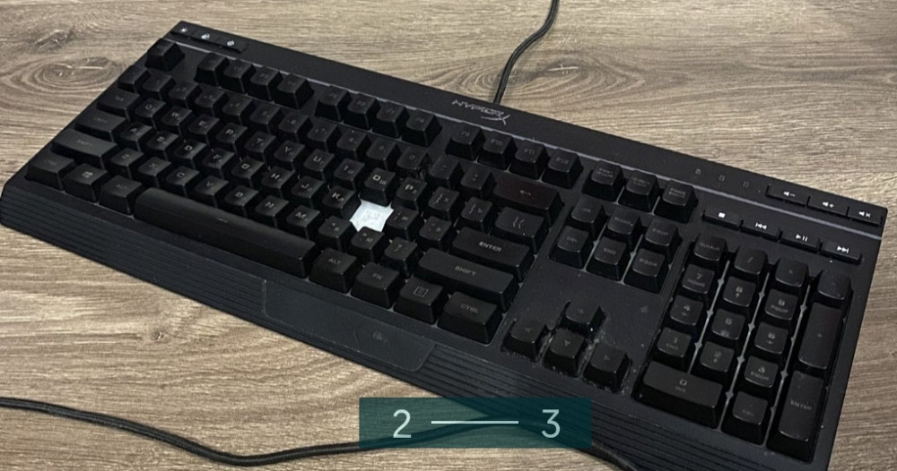 Ігрова Клавіатура: Hyper X Alloy Core USB RGB. Київ - фото 2