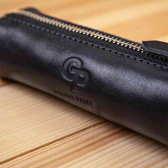 Шкіряна практична ключниця Темно-синій (GRANDE PELLE) Київ