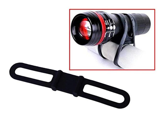 Держатель для фонарика силиконовый DJ-004 Feel Fit черный Бровары - изображение 1