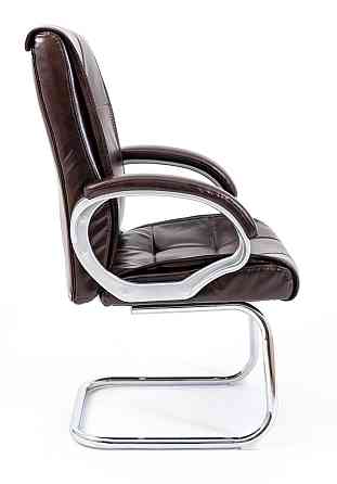 Офісне Конференційне Крісло Richman Arizona Titan Dark Brown Хром CF Коричневий Київ