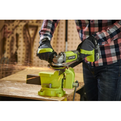 Шліфувальна машина Ryobi ONE+ RAG18125-1C40S 125мм, 18V, 1х4А·год 9000об/хв, сумка (5133005643) Вінниця - фото 2