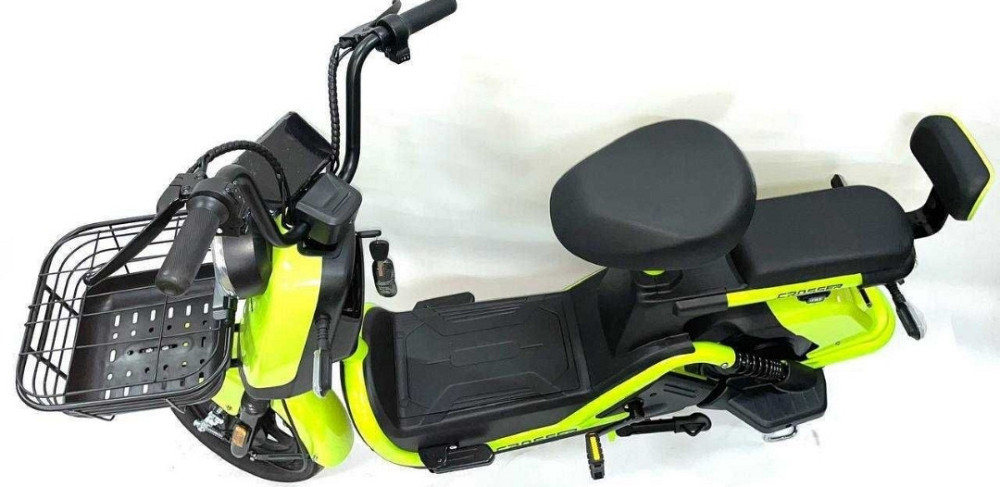 Электрический велосипед Crosser CR2 800W (графеновые акб 60V/24Ah) Зеленый. Харьков - изображение 1