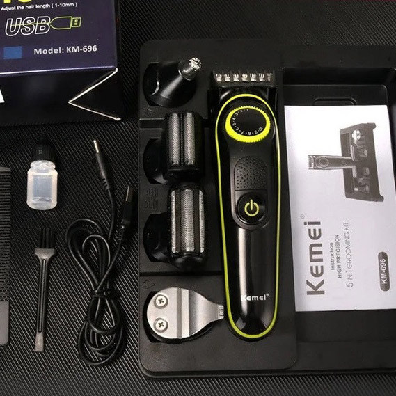 Электромашинка для волос Kemei, Машинка для стрижки волос и бритья Профи машинка стрижки QJ-65 Львов - изображение 3