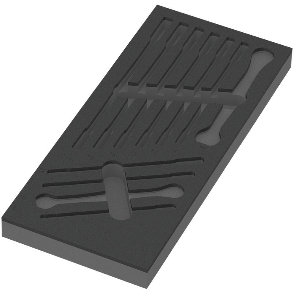 Набор ключей комбинированных Wera с трещоткой 8-19мм 11шт, в ложементе, Joker 6000 (05150120001) Одесса - изображение 2