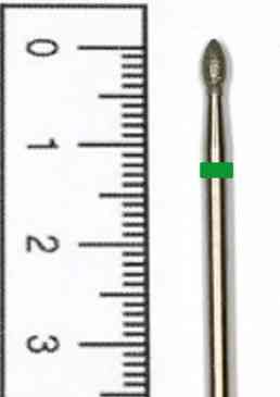 Алмазная насадка пламевидная . Киев