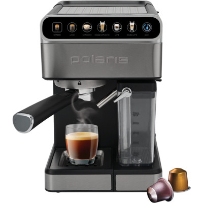 Ріжкова кавоварка еспресо Polaris PCM 1575 WIFI IQ Home Вінниця - фото 1
