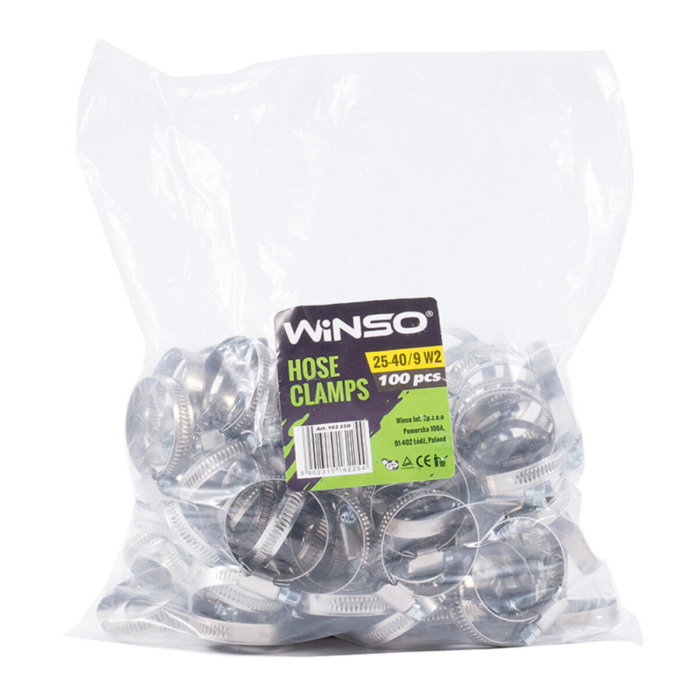 Хомуты Winso 25-40/W2, 9мм, 100шт Киев - изображение 1