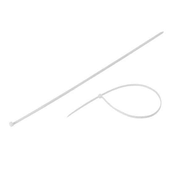 Хомут пластиковый, 4,8×400 мм, 100 шт/упак, белый INTERTOOL TC-4840 Киев