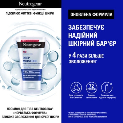 Набір косметики Neutrogena Експертний догляд для тіла Крем для рук 50 мл + Помада 4.8 г + Лосьйон для тіла 75 мл (3574661864976) Вінниця - фото 3