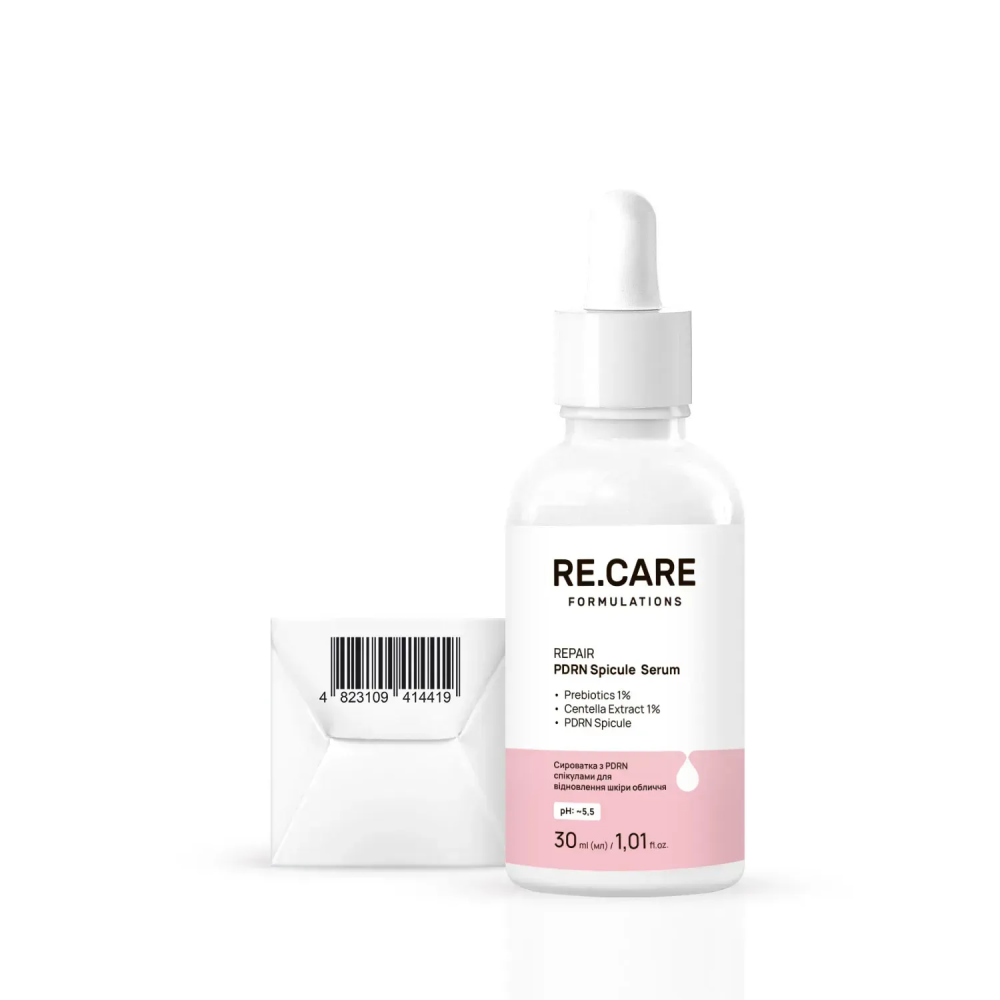 Сыворотка с PDRN спикулами для восстановления кожи лица Repair PDRN Spicule Serum RE.CARE 30 мл Киев - изображение 13