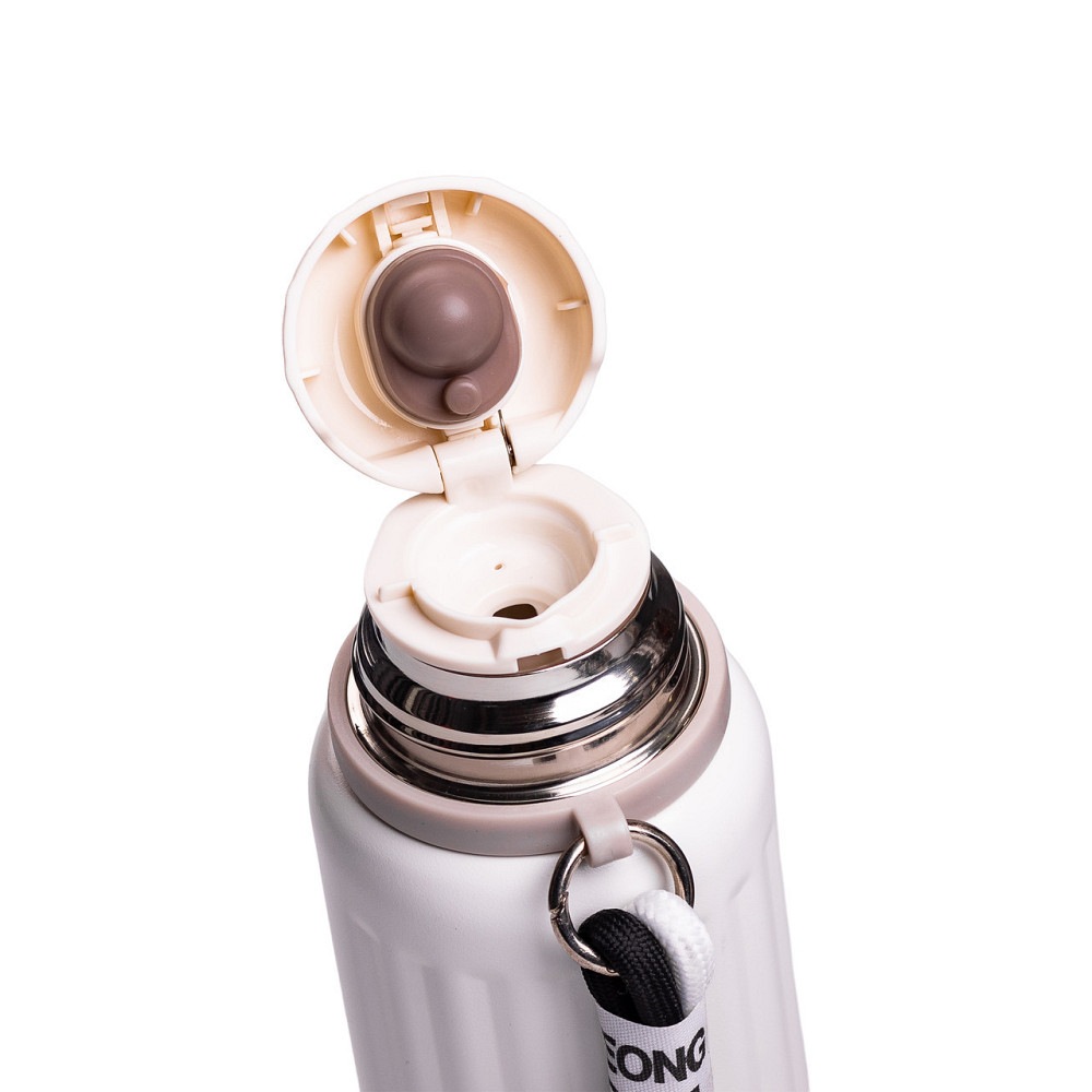 Термос Enjoy 600 мл, нержавеющая сталь, белый Киев - изображение 3