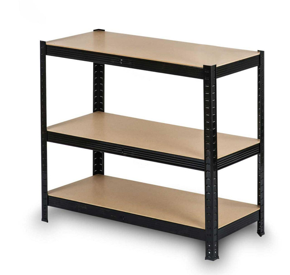 Стеллаж металлический 180x90x30 5 полок (черный) Киев - изображение 5