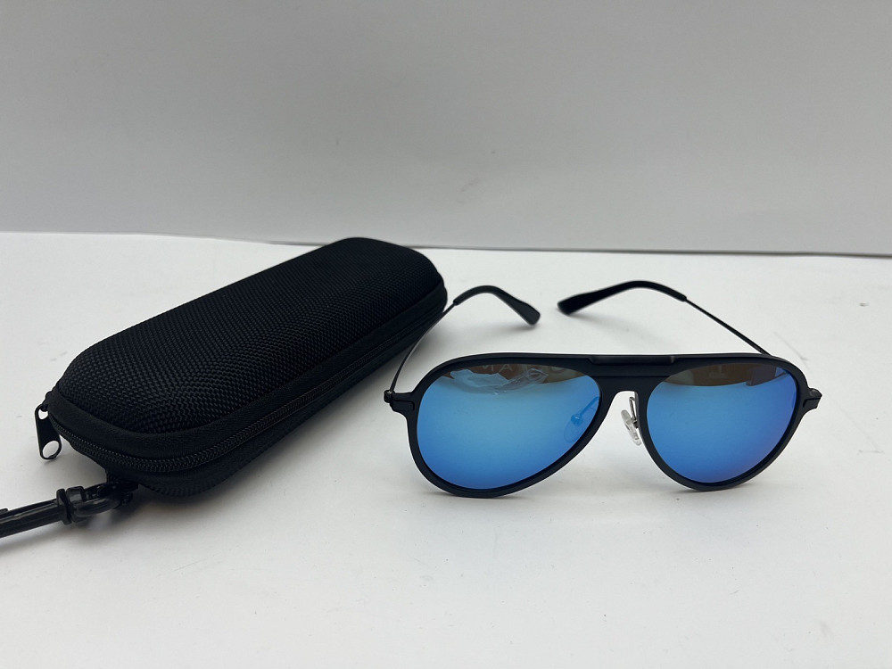 Сонцезахисні окуляри голубі дзеркальні No name Луцьк - фото 1