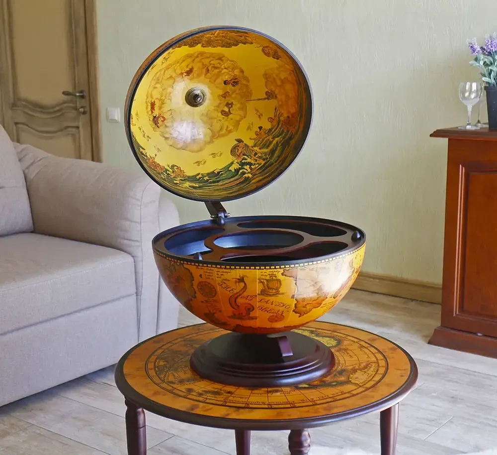 Глобус бар настольная давняя карта коричневый сфера 42 см Гранд Презент mastersem Киев - изображение 2