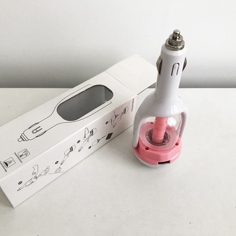 Зволожувач повітря авто, зволожувач повітря автомобільний Air Purifier BA-3. Колір: рожевий FW-15 Львів - фото 2