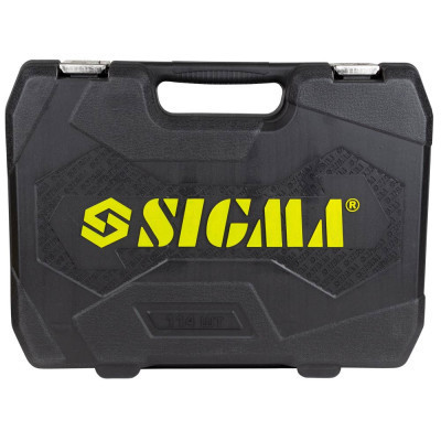 Набор инструментов Sigma насадок торцевых и с1/4" 1/2" 114шт CrV (6003781) Винница - изображение 7