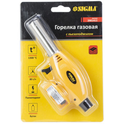 Газовий паяльник Sigma стандарт з п&apos;єзопідпалом (2901411) Вінниця - фото 6