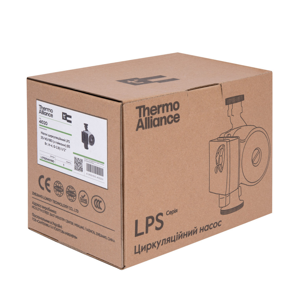 Насос циркуляційний Thermo Alliance LPS 25/40/180 Київ - фото 9