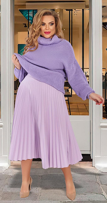 В'язаний об'ємний светр (50-54) Київ - фото 5