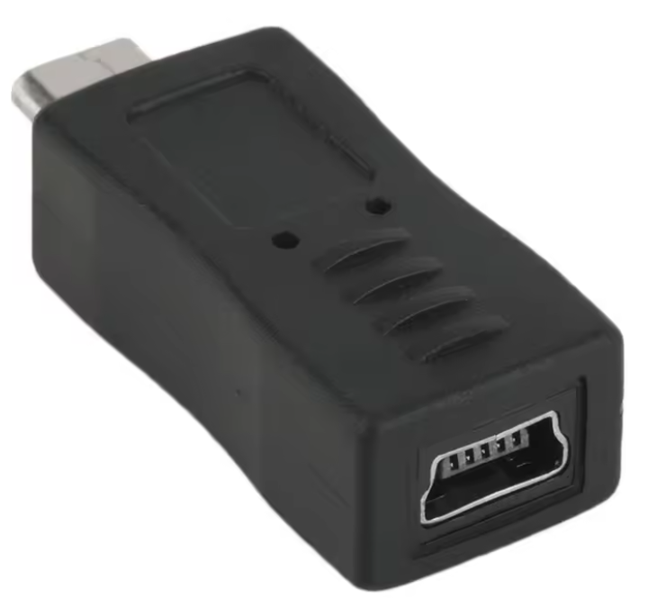 Переходник miniUSB мама – microUSB папа, адаптер-коннектор для зарядных устройств и кабелей Киев - изображение 5