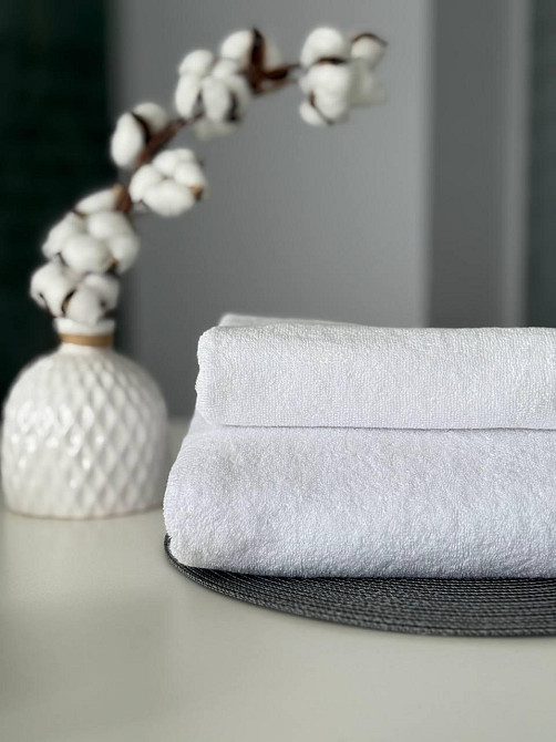 Рушник банний Ideal Textile махровий 100х150 см (56860335) Білий Чернівці - фото 3