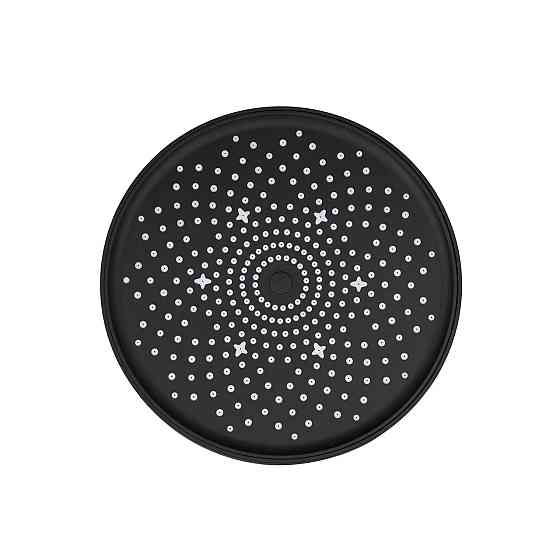 Лійка для верхнього душу Qtap Hlavova D 230 мм округла QTHLA107BLM45788 Black Matt Київ