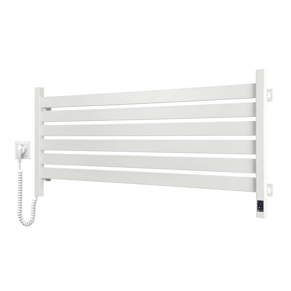 Електрична сушарка для рушників NAVIN Largo 1100х500 Sensor з Wi-Fi, широкий лівобічний, білий оксамит Київ - фото 1