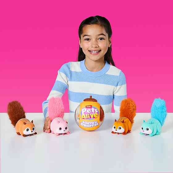 Інтерактивна іграшка Pets Alive S1 – Білочка (помаранчевий) Днепр