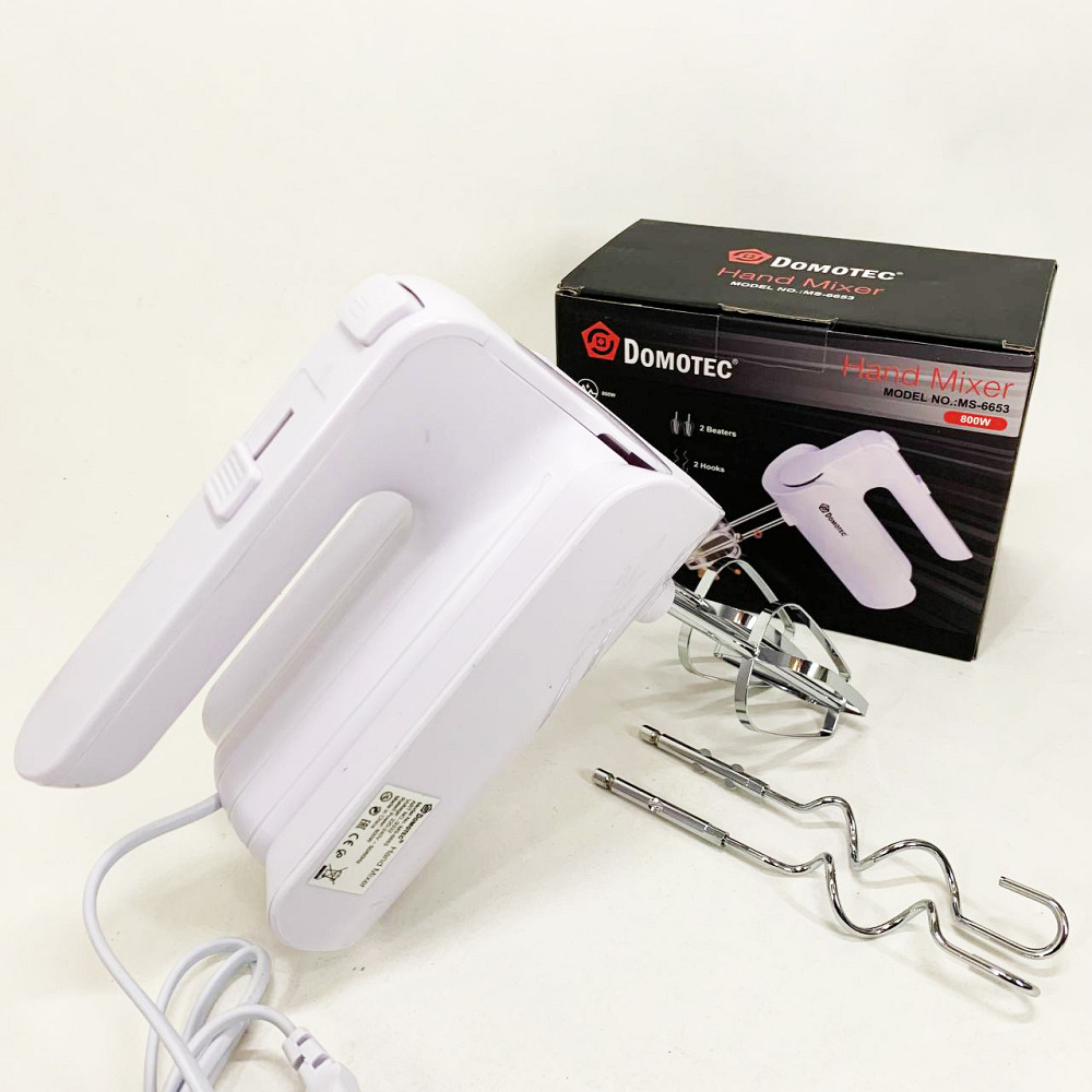 Бытовой миксер для взбивания крема Domotec, Миксер с высокой мощностью Хороший для теста PJ-15 Львов - изображение 8