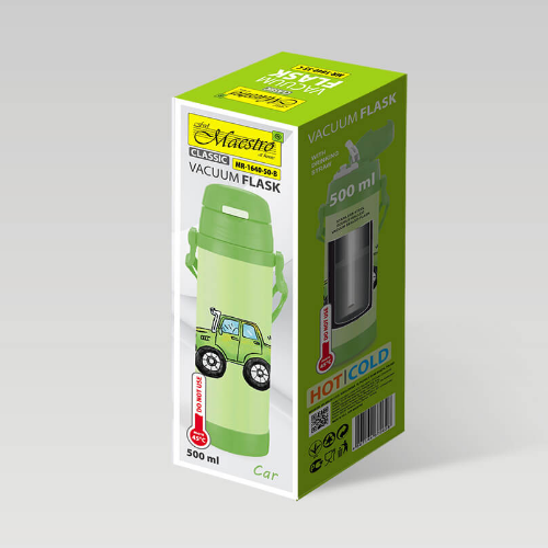 MR-1640-50-B Дит.термос "Car"0,5л Maestro з силік.труб. Житомир