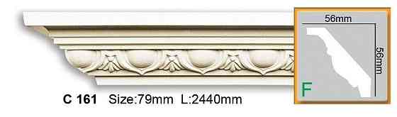 Карниз полиуретановый с орнаментом Gaudi Decor C 161 Flexi Днепр
