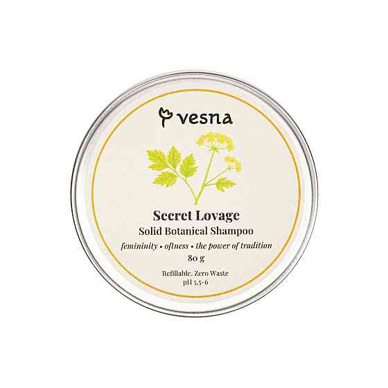 Твердий шампунь Секрет Любистку Vesna 80 г Київ