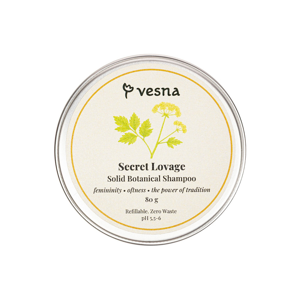 Твердий шампунь Секрет Любистку Vesna 80 г Київ - фото 2