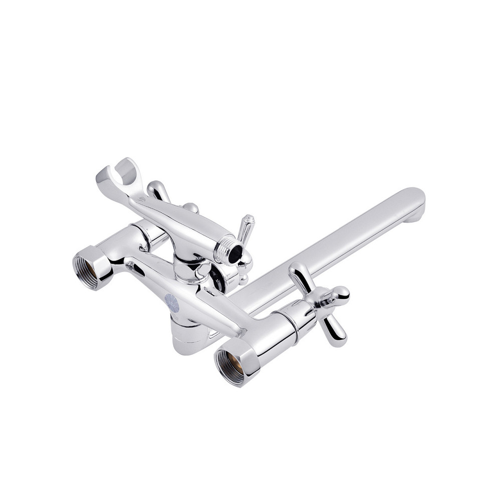 Змішувач для ванни Kroner KRP Royce - C072 з душовим гарнітуром, хром Київ - фото 3