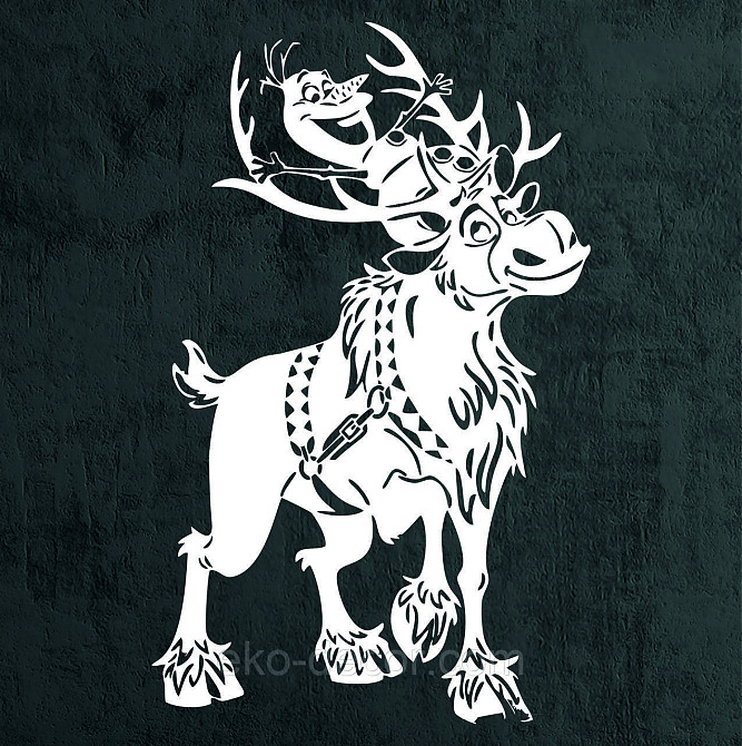 Декоративное настенное Панно «Олень», Декор на стену 110*68 см Киев - изображение 8