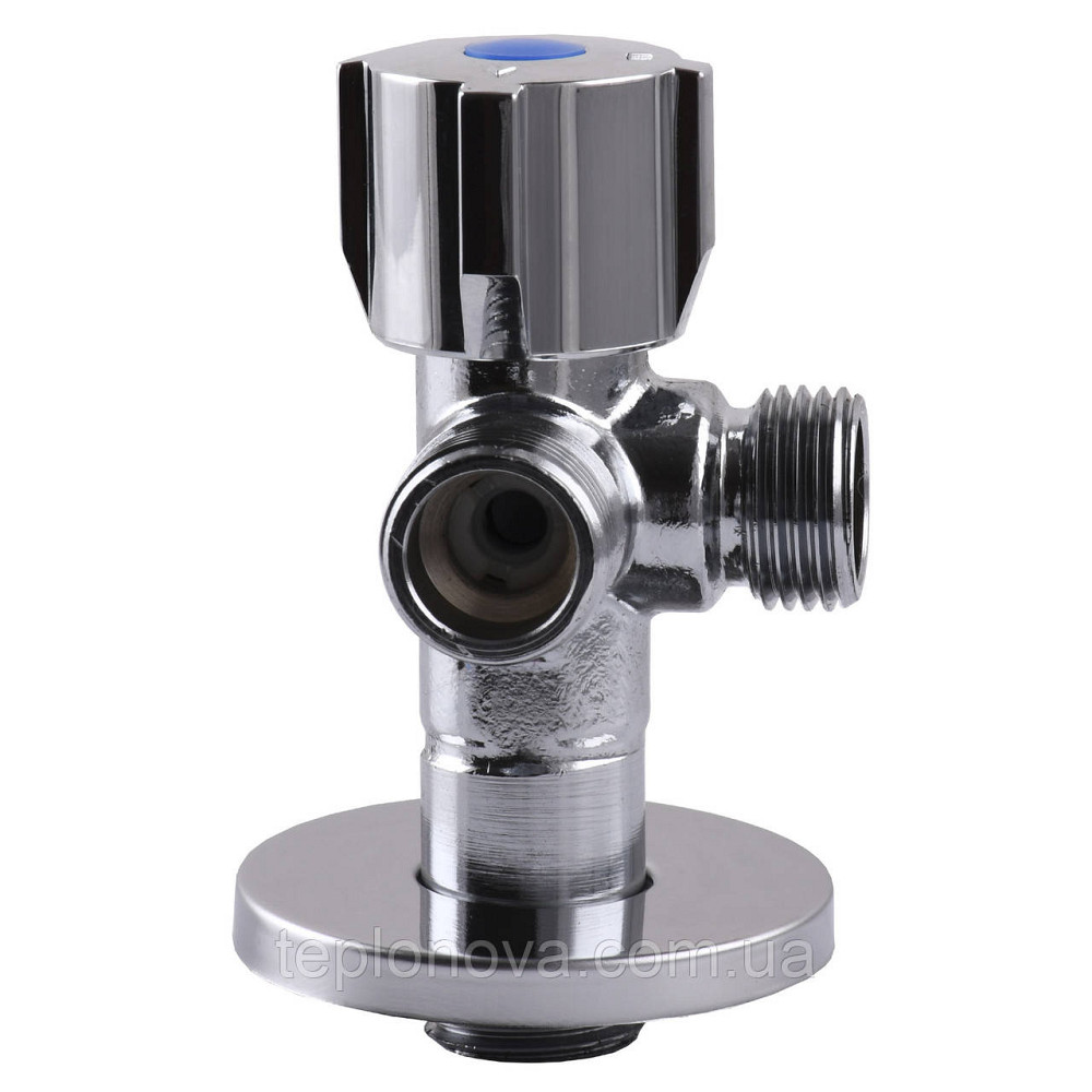 Кран кульовий кутовий подвійний SELBA 1/2| х 1/2"х1/2| DOUBLE (SL1588) Чернівці - фото 5